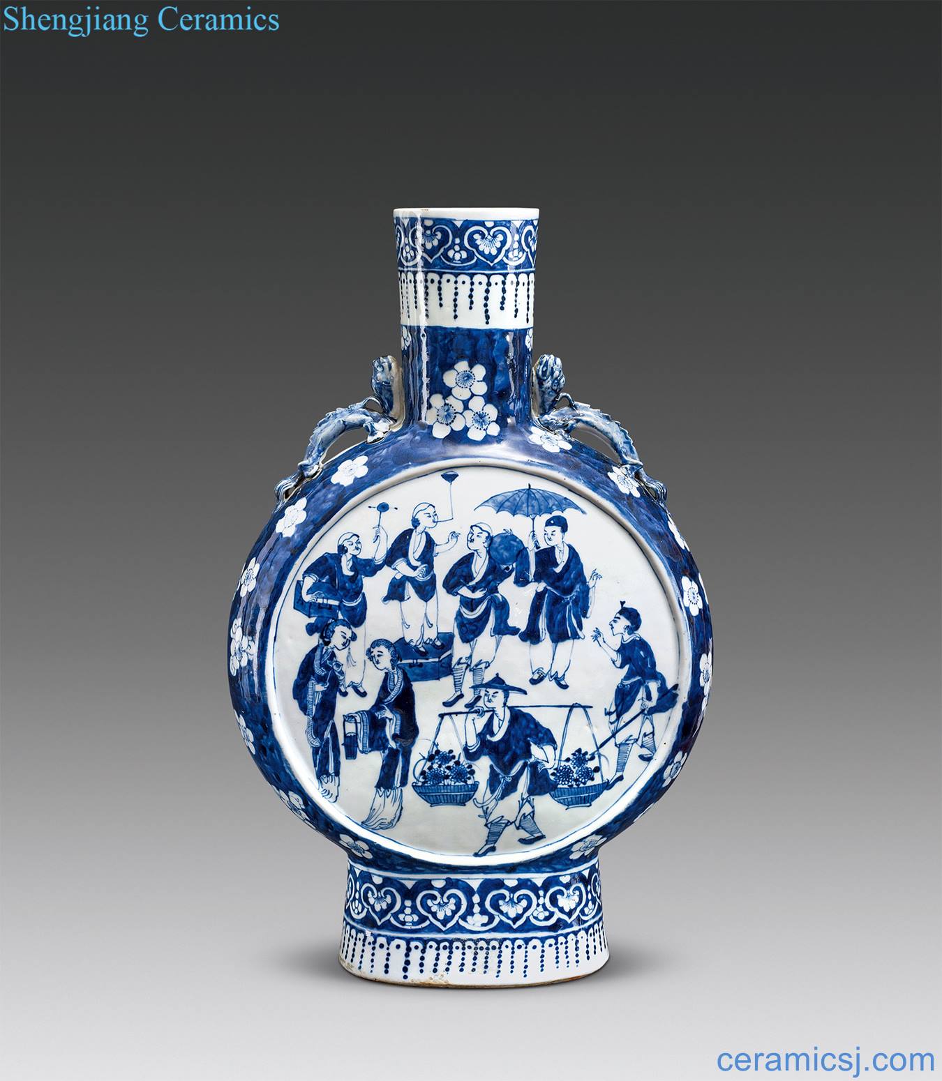 The character of the reign of emperor kangxi medallion on bottle