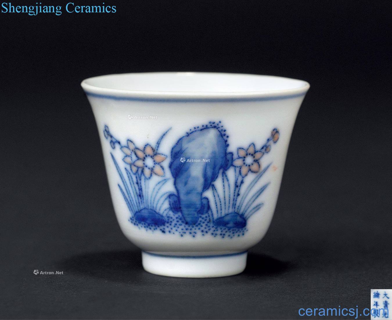 Guangxu bucket color narcissus cup