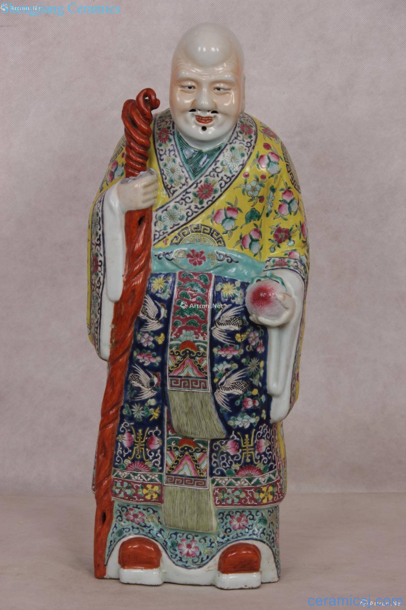 In late qing pastel birthday girl stands resemble