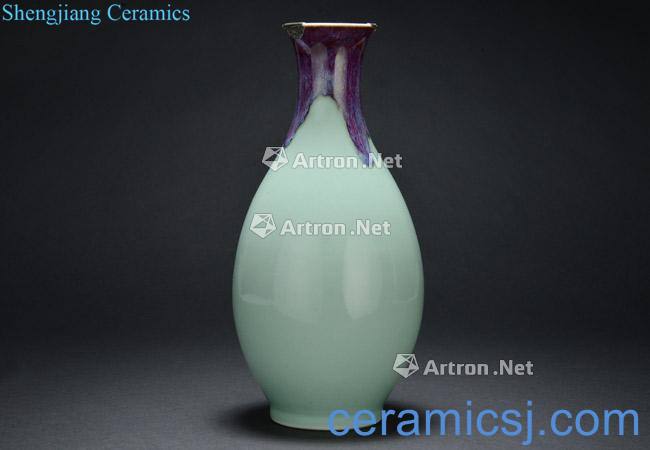 Ming period variable glaze bottle
