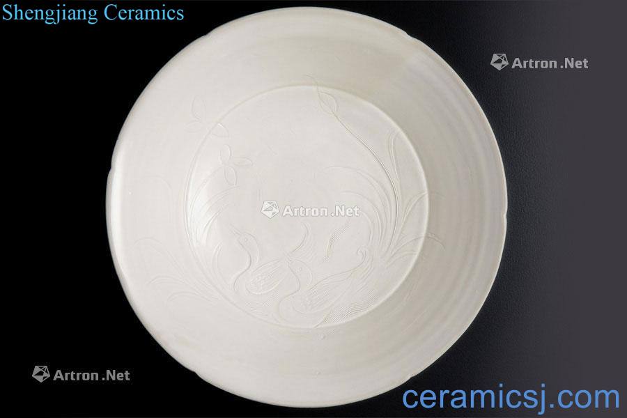 The northern song dynasty kiln mouth both concentric kwai count plate