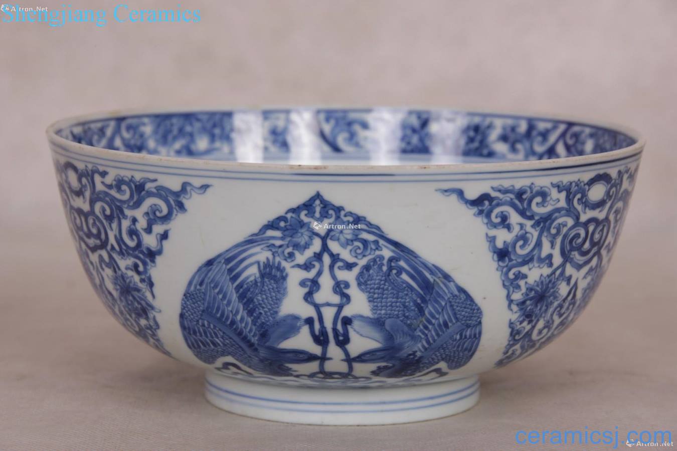 Kangxi porcelain ball grain big bowl (imperial)