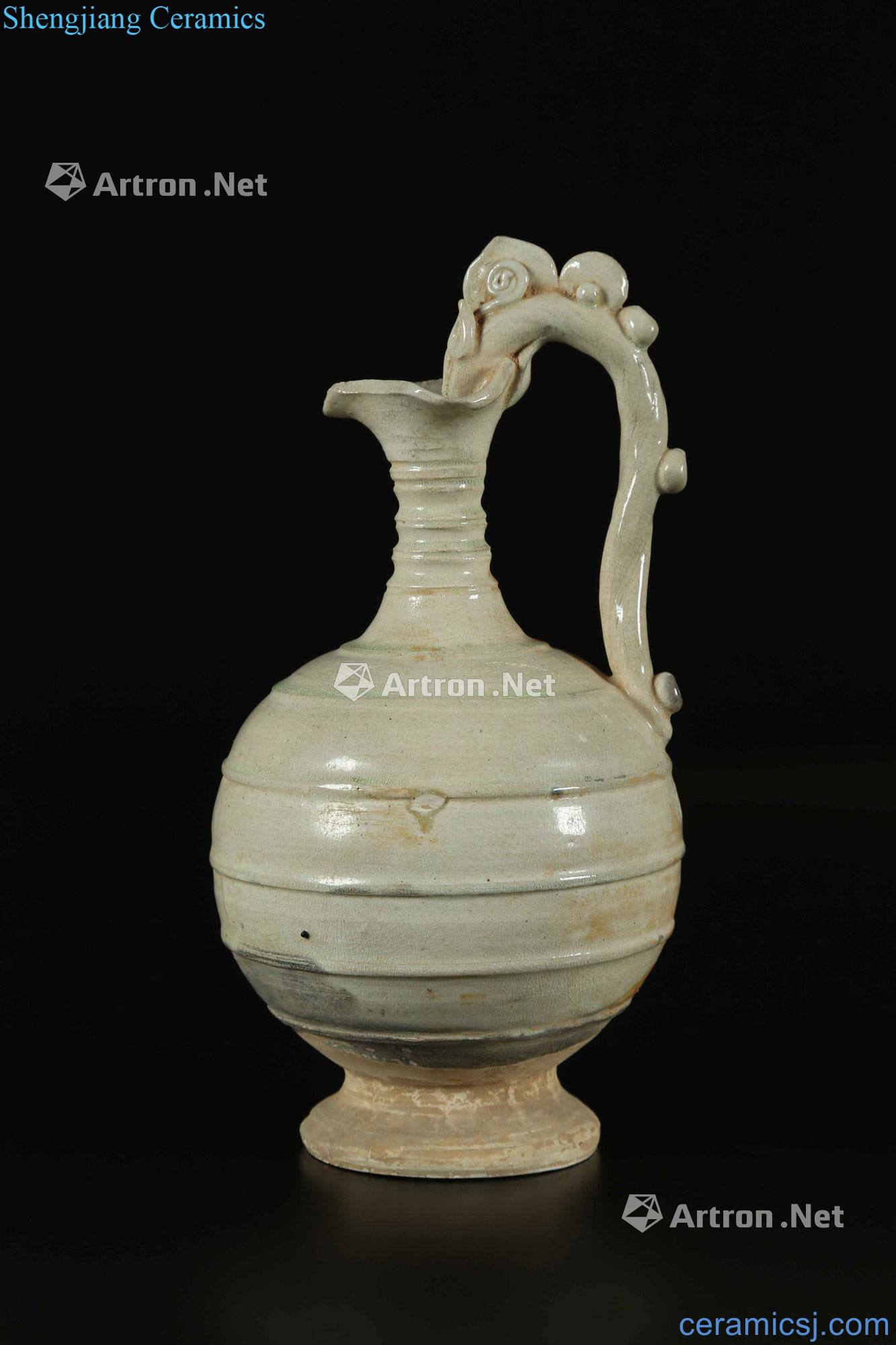 Song dynasty A WHITE GLAZED Song EWER CHINA