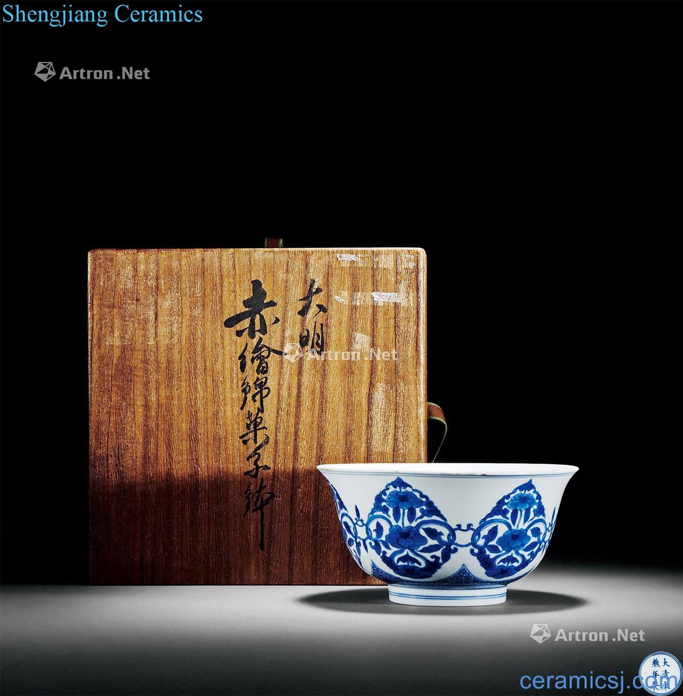 The qing emperor kangxi Green bowl of Hualien decorative pattern