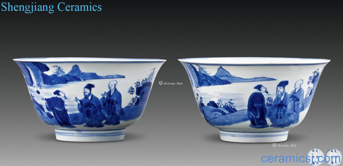The qing emperor kangxi porcelain Gao Shitu bowl (a)