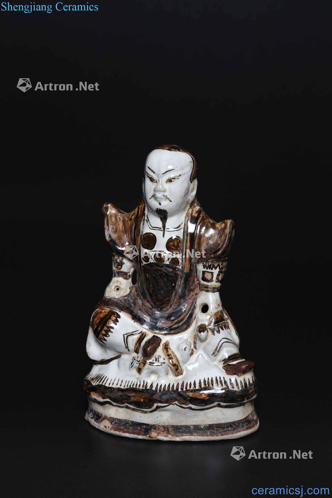 Yuan/Ming dynasty PORCELAIN A statute DEPICTING ¨ GUAND) CHINA