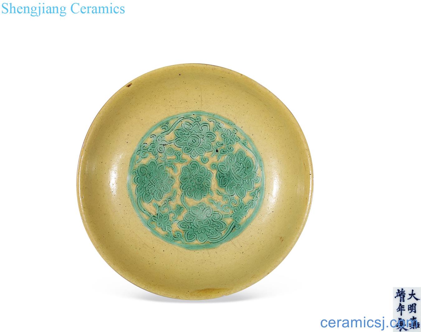 Ming Yellow self-identify color flower disc