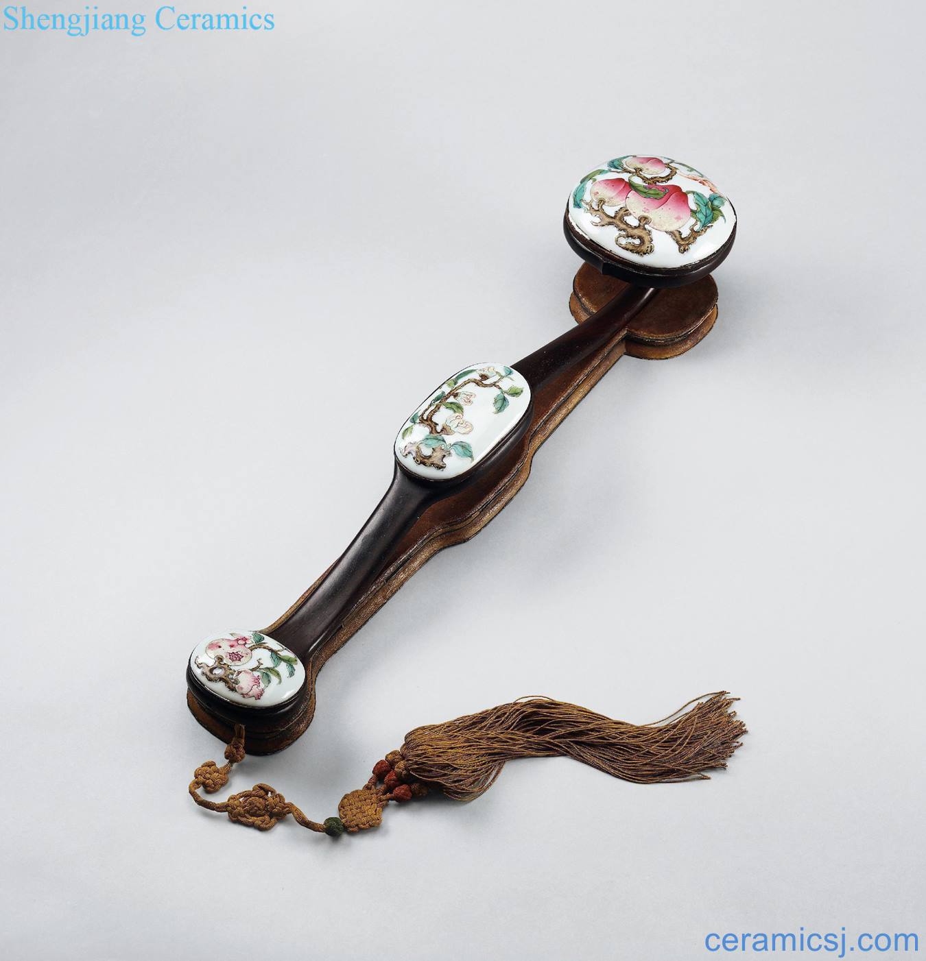 Qing qianlong the sanduo rosewood three set flexibly