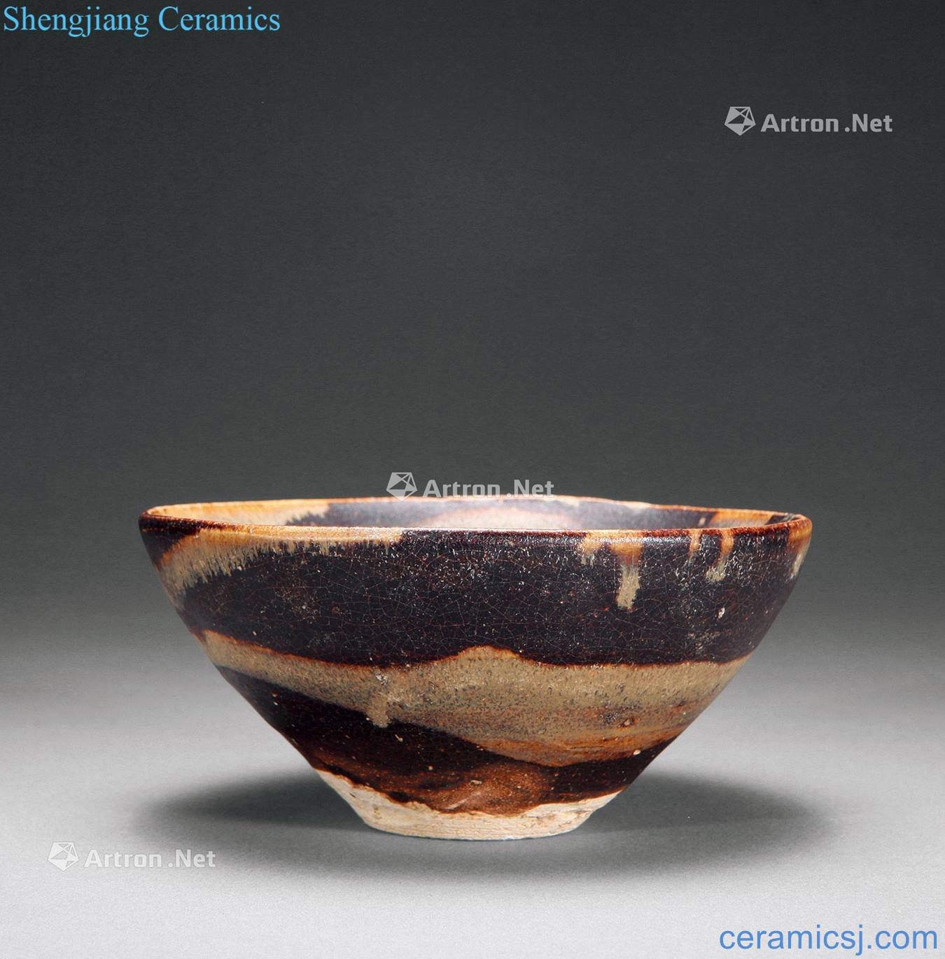 yuan Jizhou kiln glaze bowls
