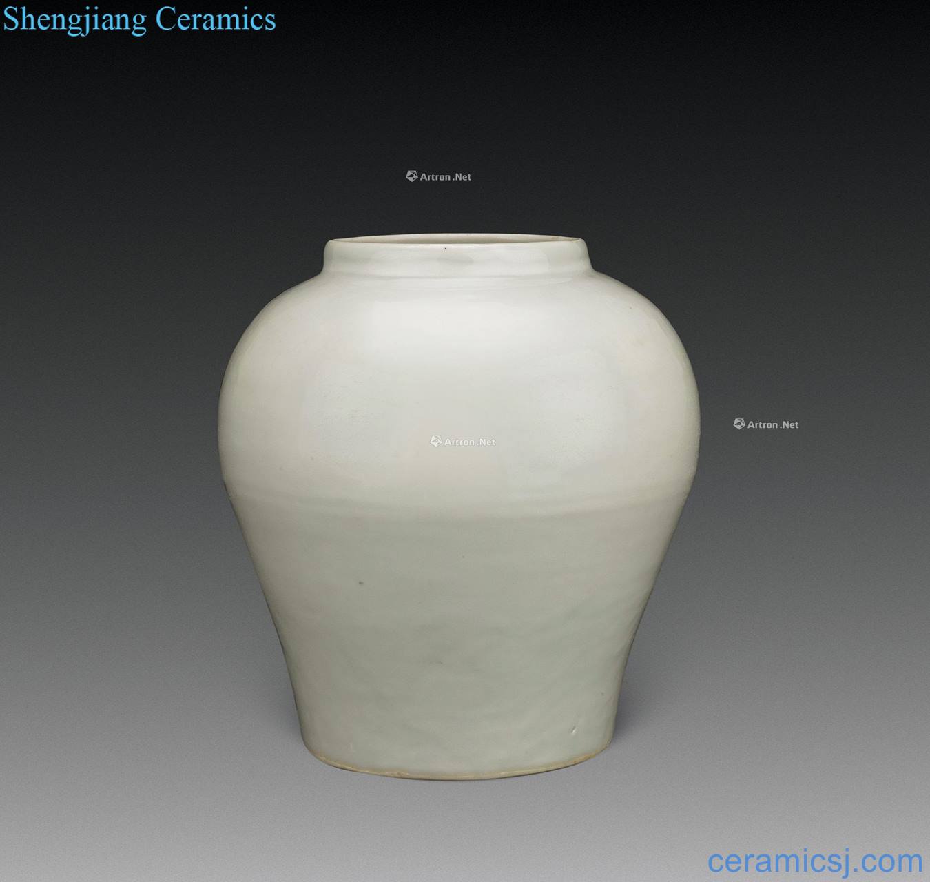 Ming yongle sweet white glazed pot