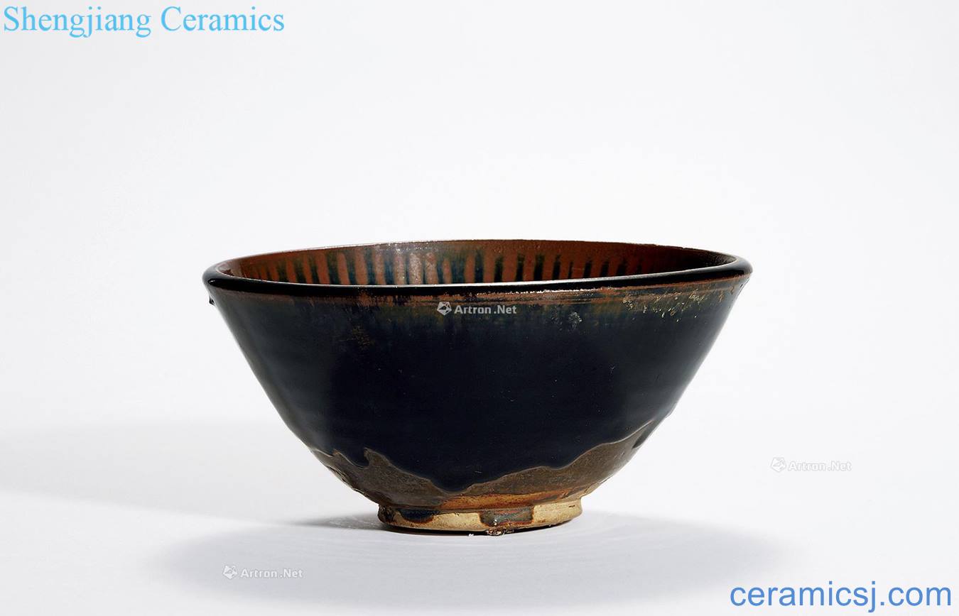 Ming Black glaze magnetic state kiln kiln bowl