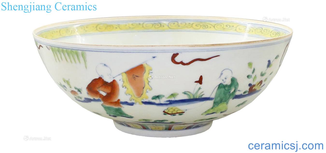Bucket color YingXiWen big bowl