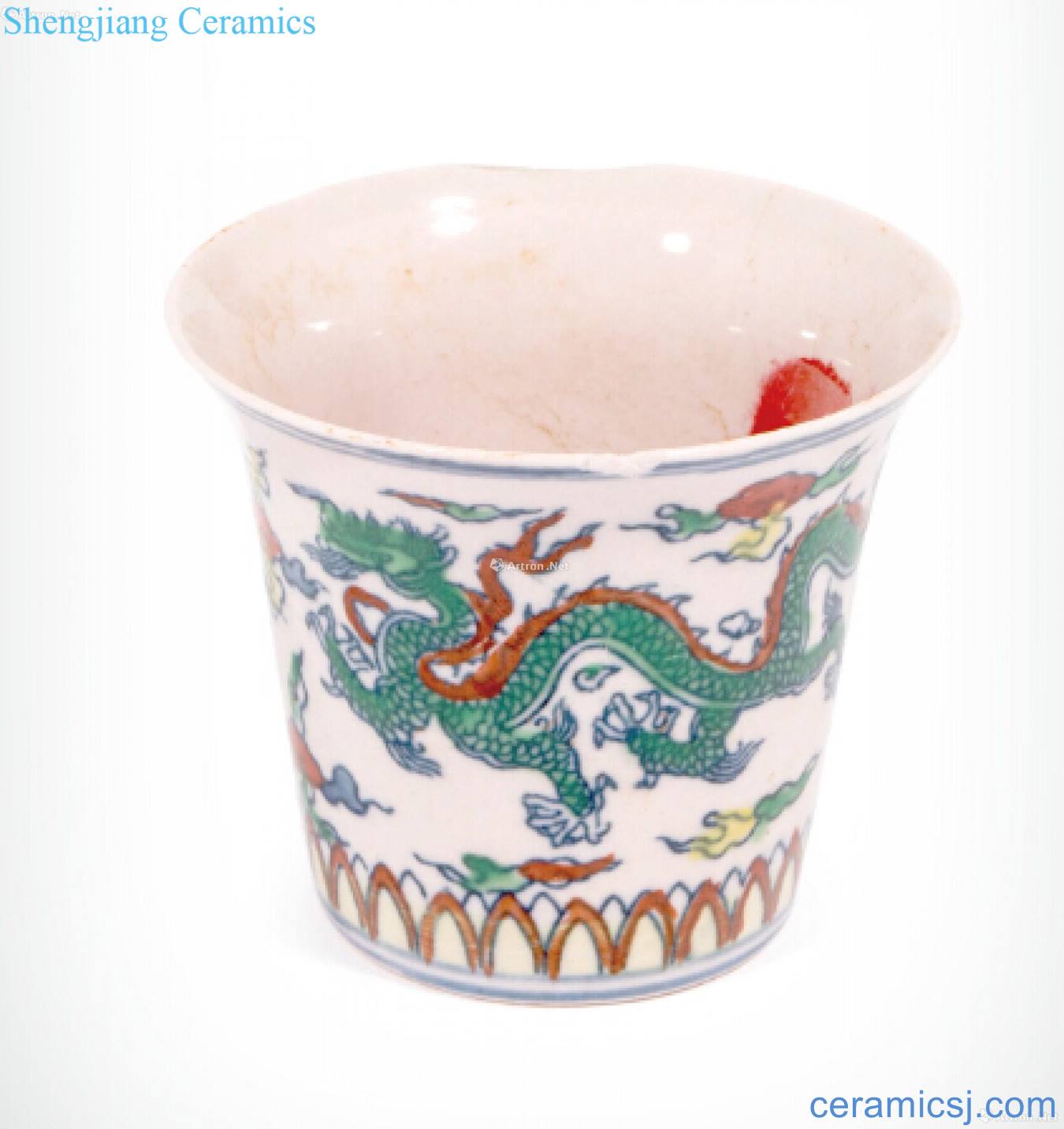 Dou dragon grain cup
