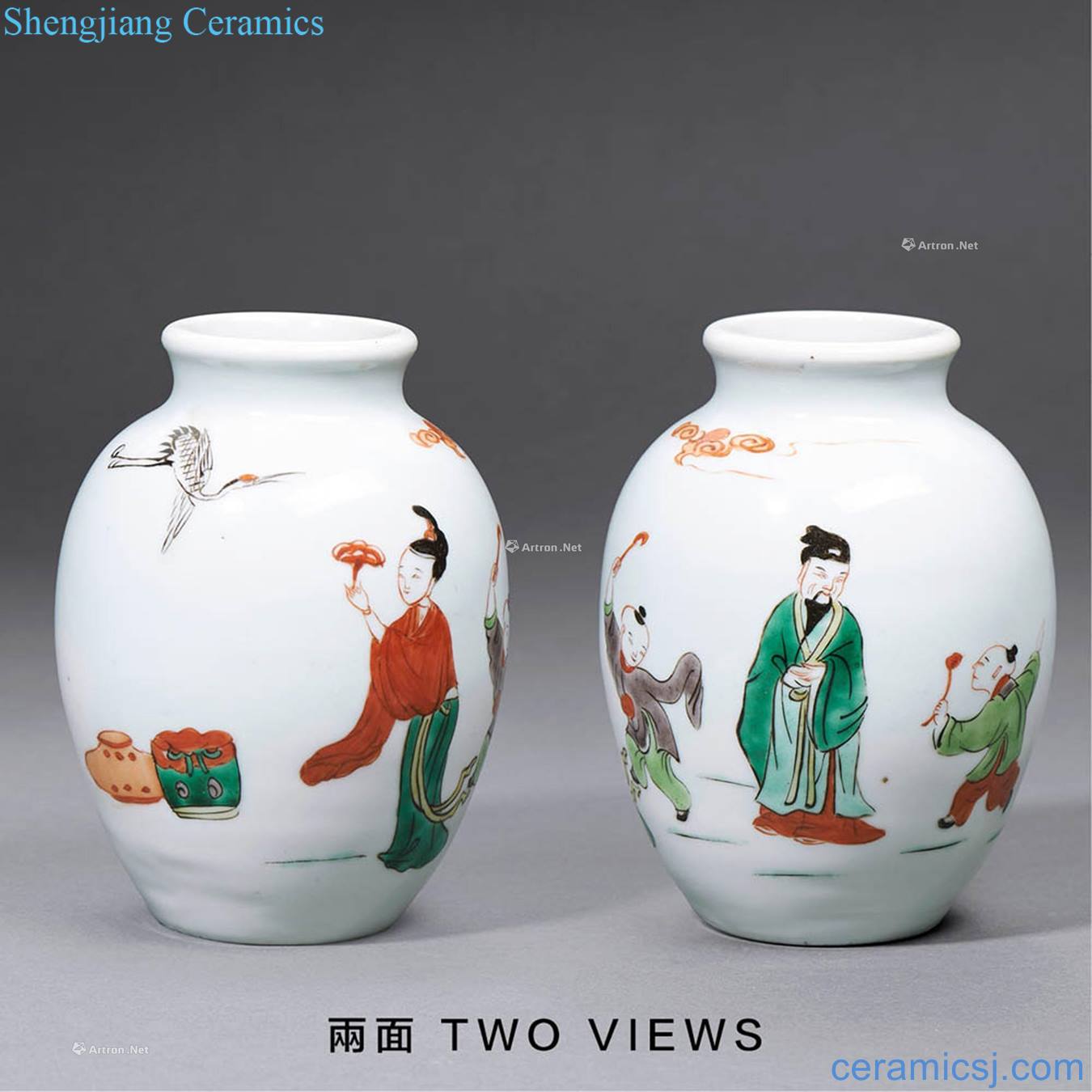 Stories of colorful bottle in late qing dynasty