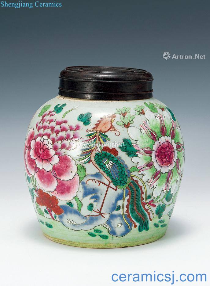 In the 19th century blowing peony fung pastel cans