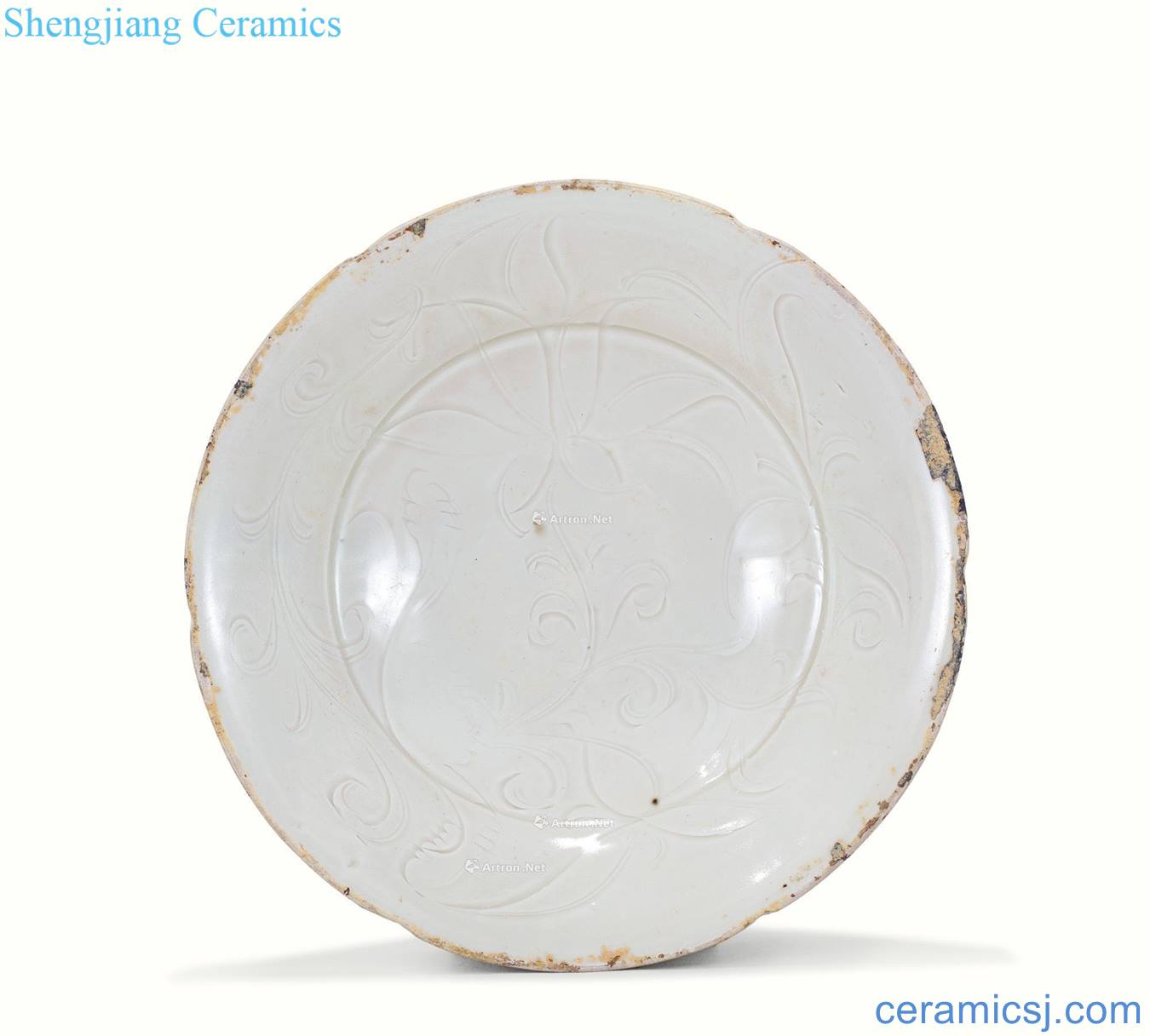 The northern song dynasty kiln craft hand-cut count plate