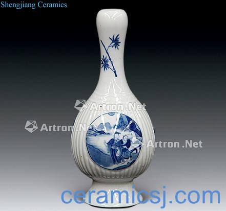 The qing emperor kangxi character garlic to bottle