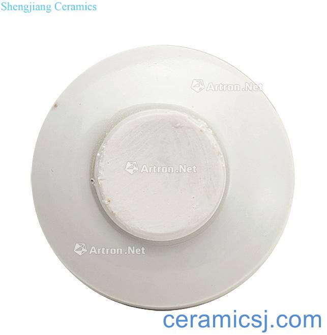 Song dynasty kiln white glaze powder compact