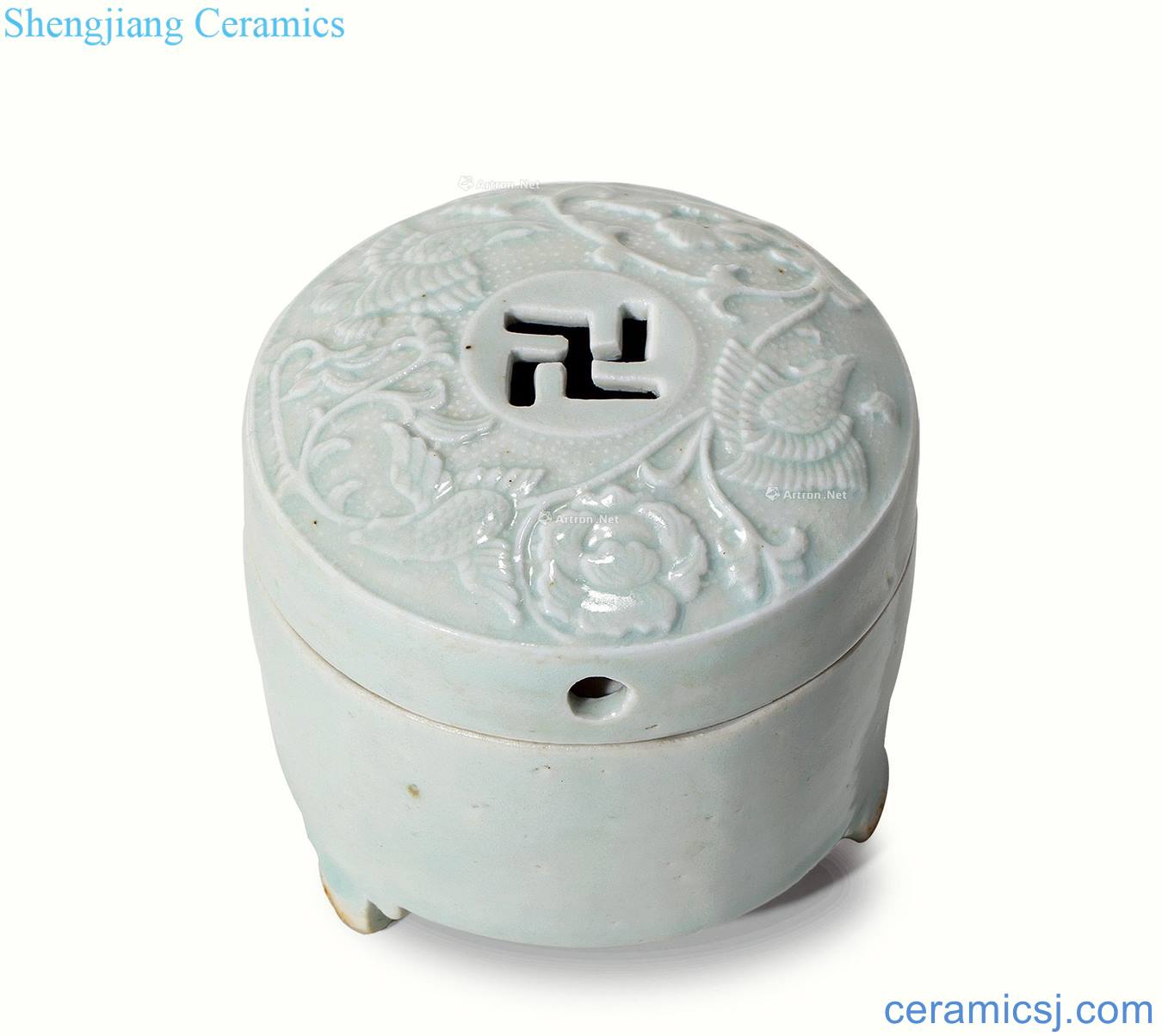 The song dynasty Left shadow blue glaze kiln fume furnace