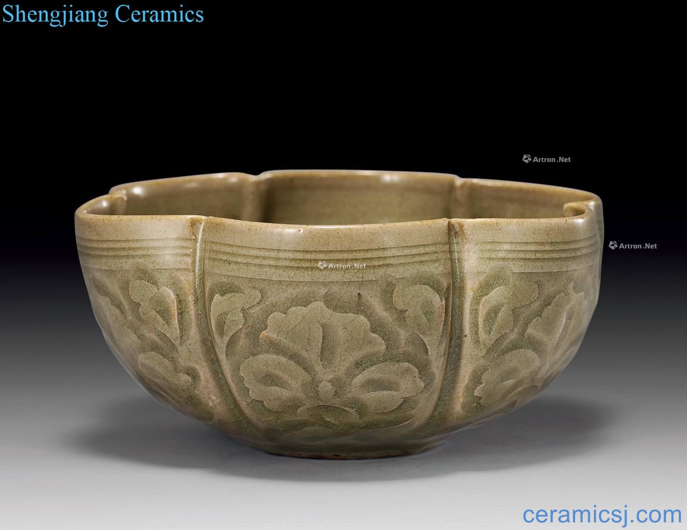 yuan Yao state kiln mouth floral bowl