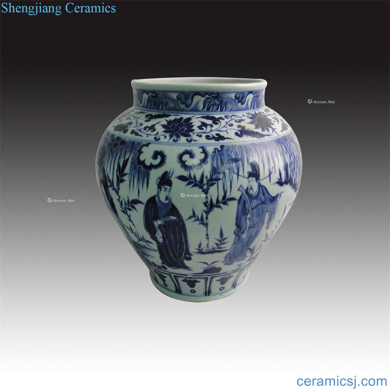 Character canister in early Ming dynasty