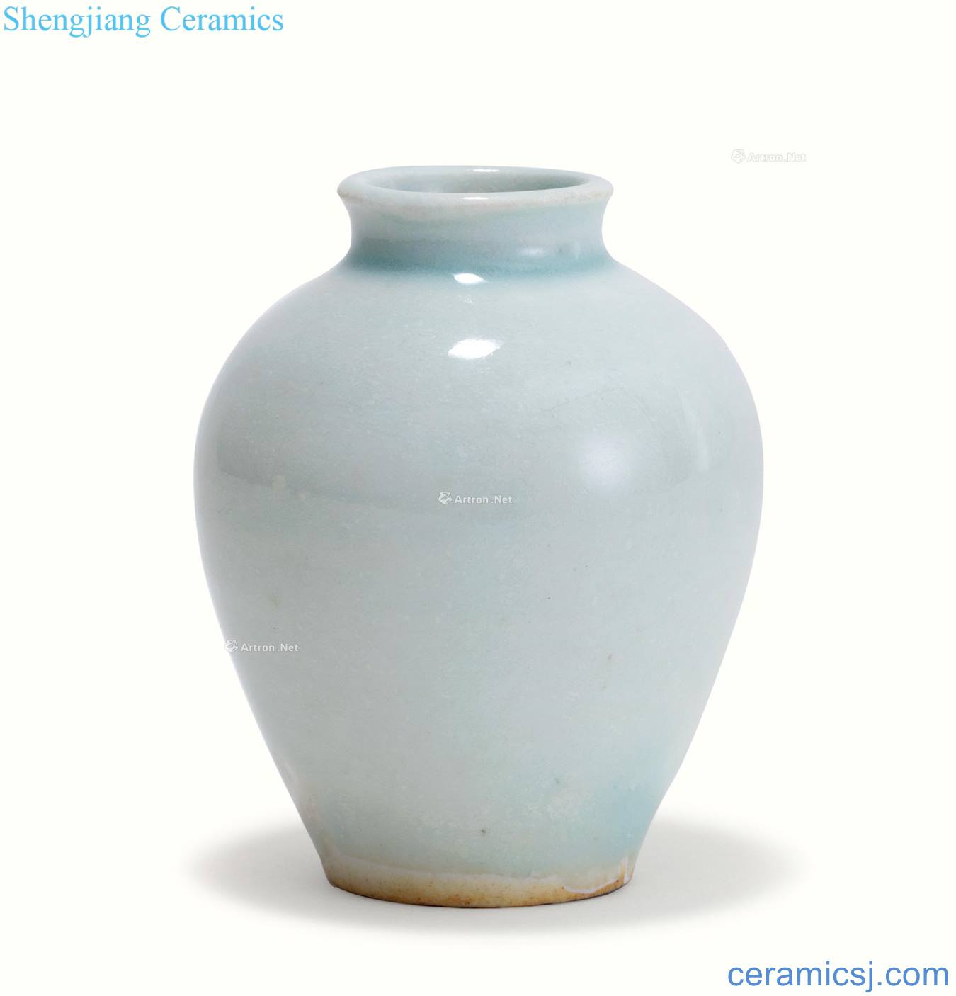 Song dynasty shadow blue glaze xiaomei bottles