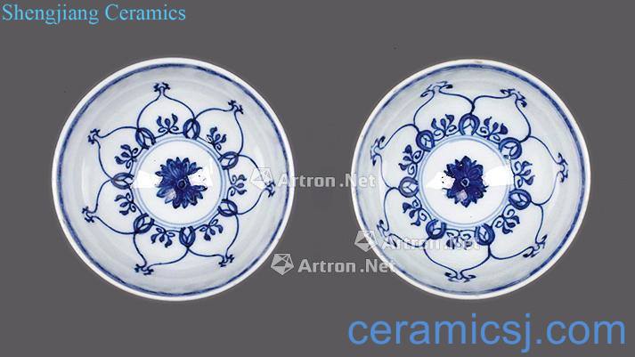 Ming xuande blue small bowl (a)