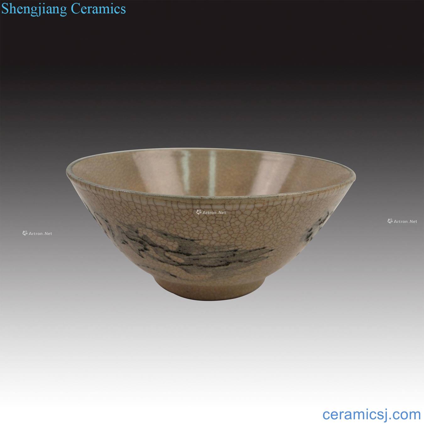 Song brother glaze hand-cut bowl