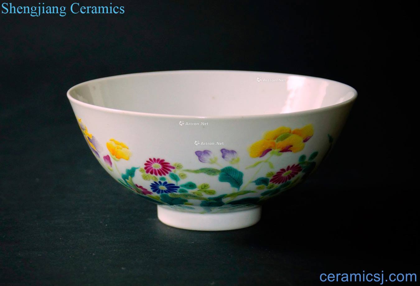 In the 19th century famille rose bowl