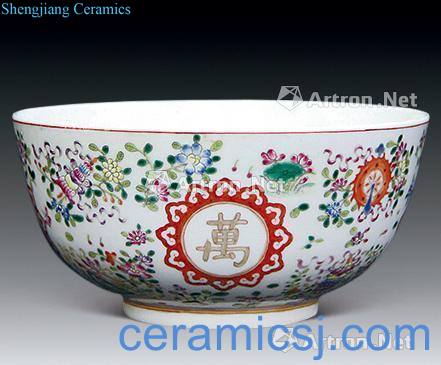 Qing xianfeng Pastel flower without strong flower bowls