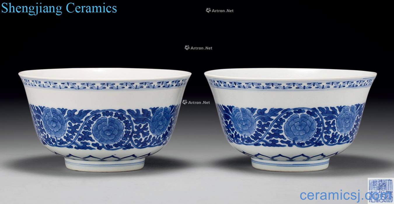 Qing daoguang Blue group pattern bowl (2)