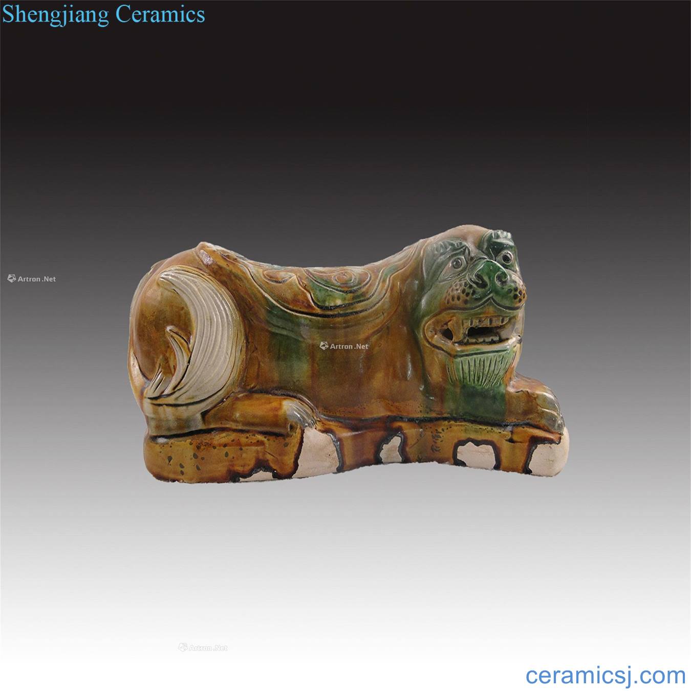 The song dynasty The tang lion pillow