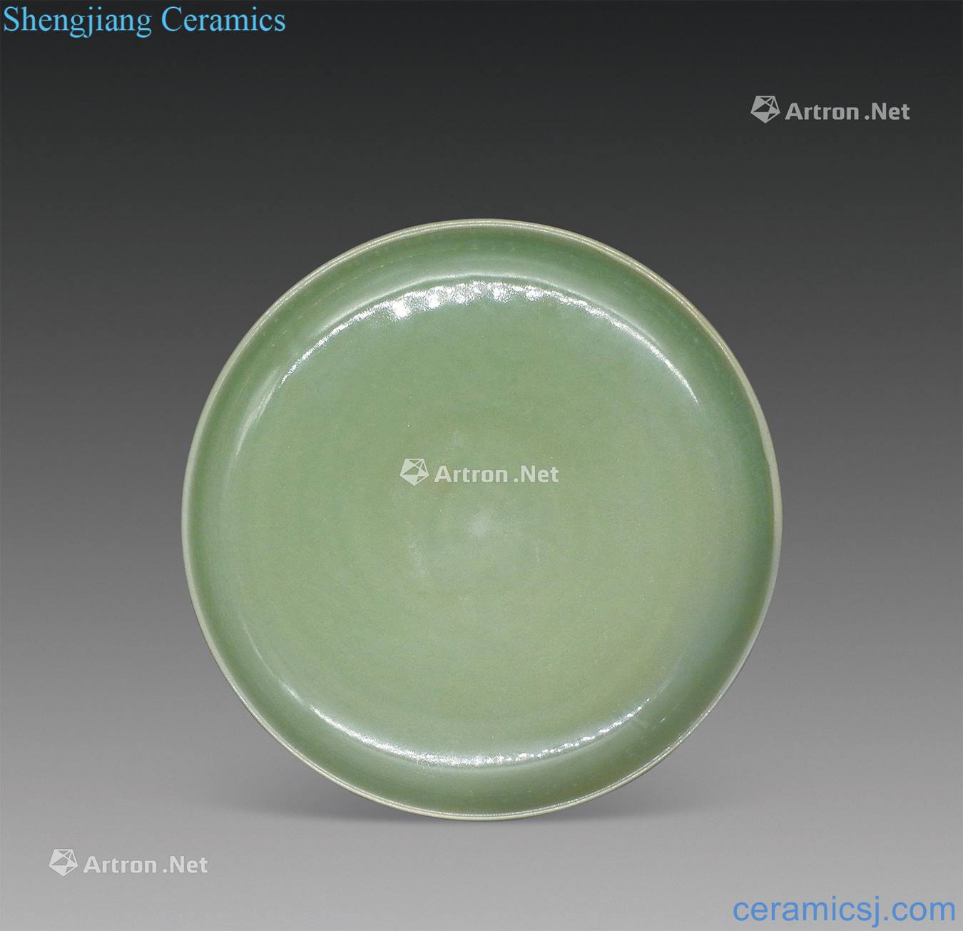 The song dynasty Jun glaze green dish