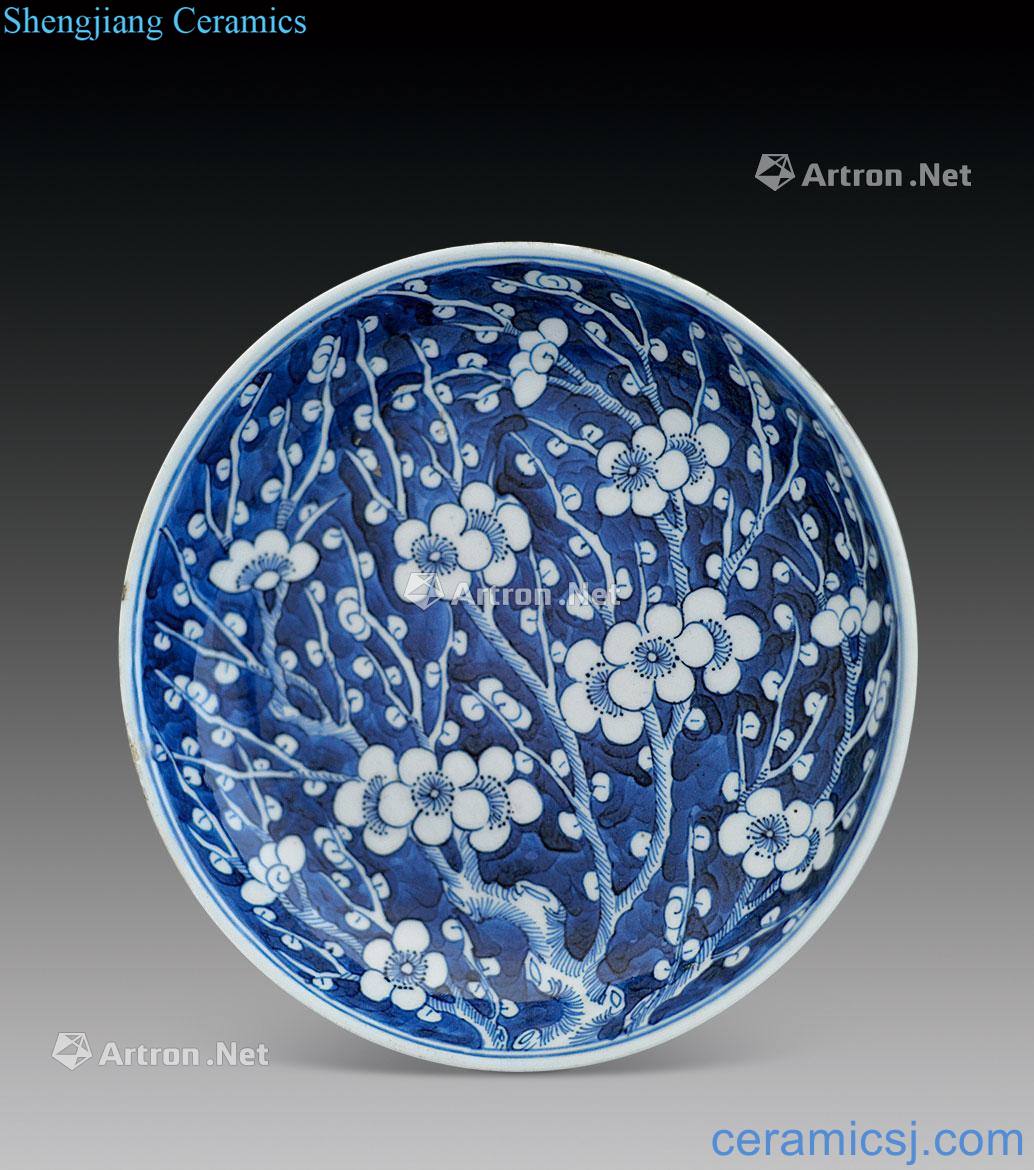 Kangxi plum flower tray