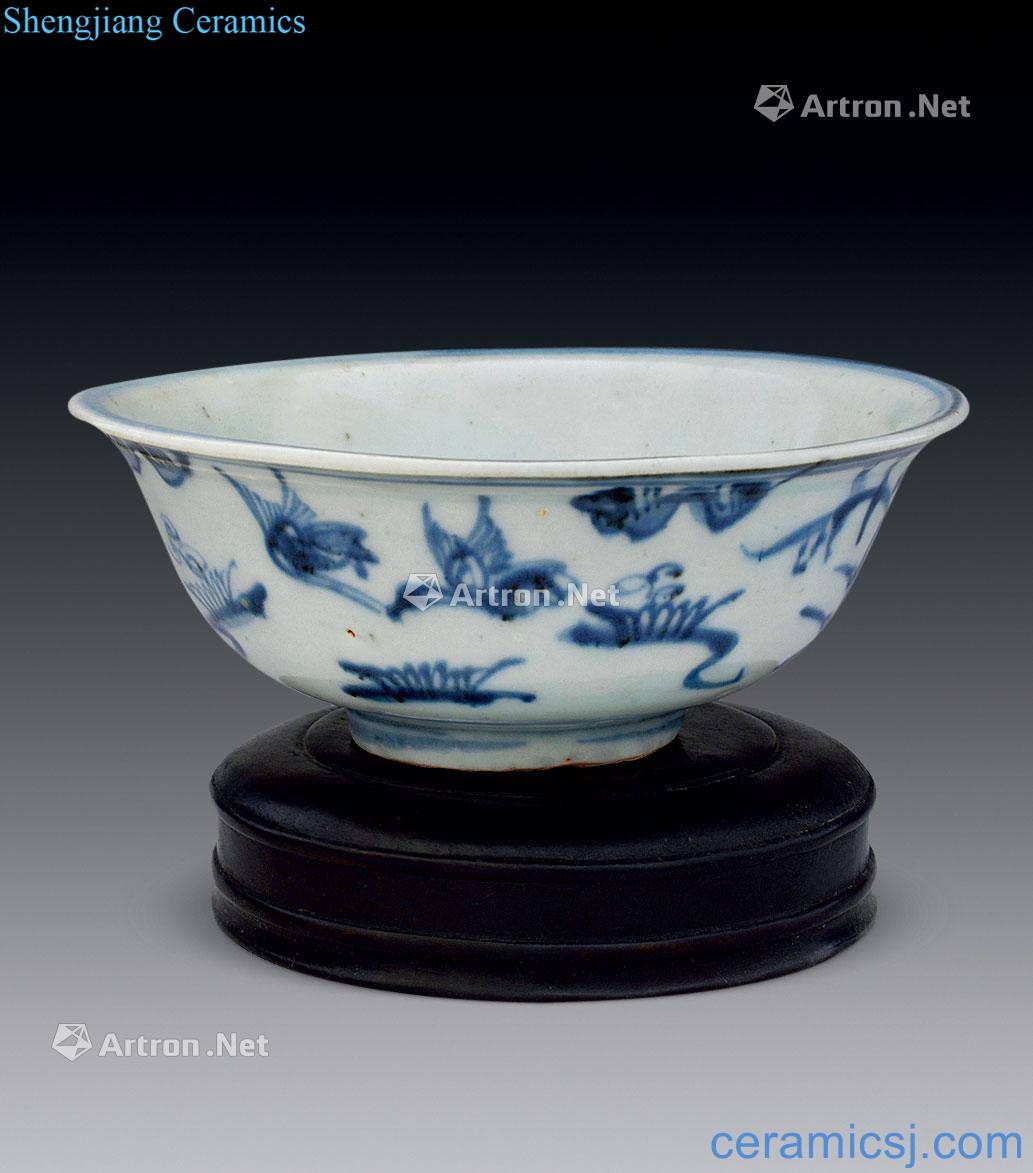 Ming dynasty Blue and white LuYanWen bowl