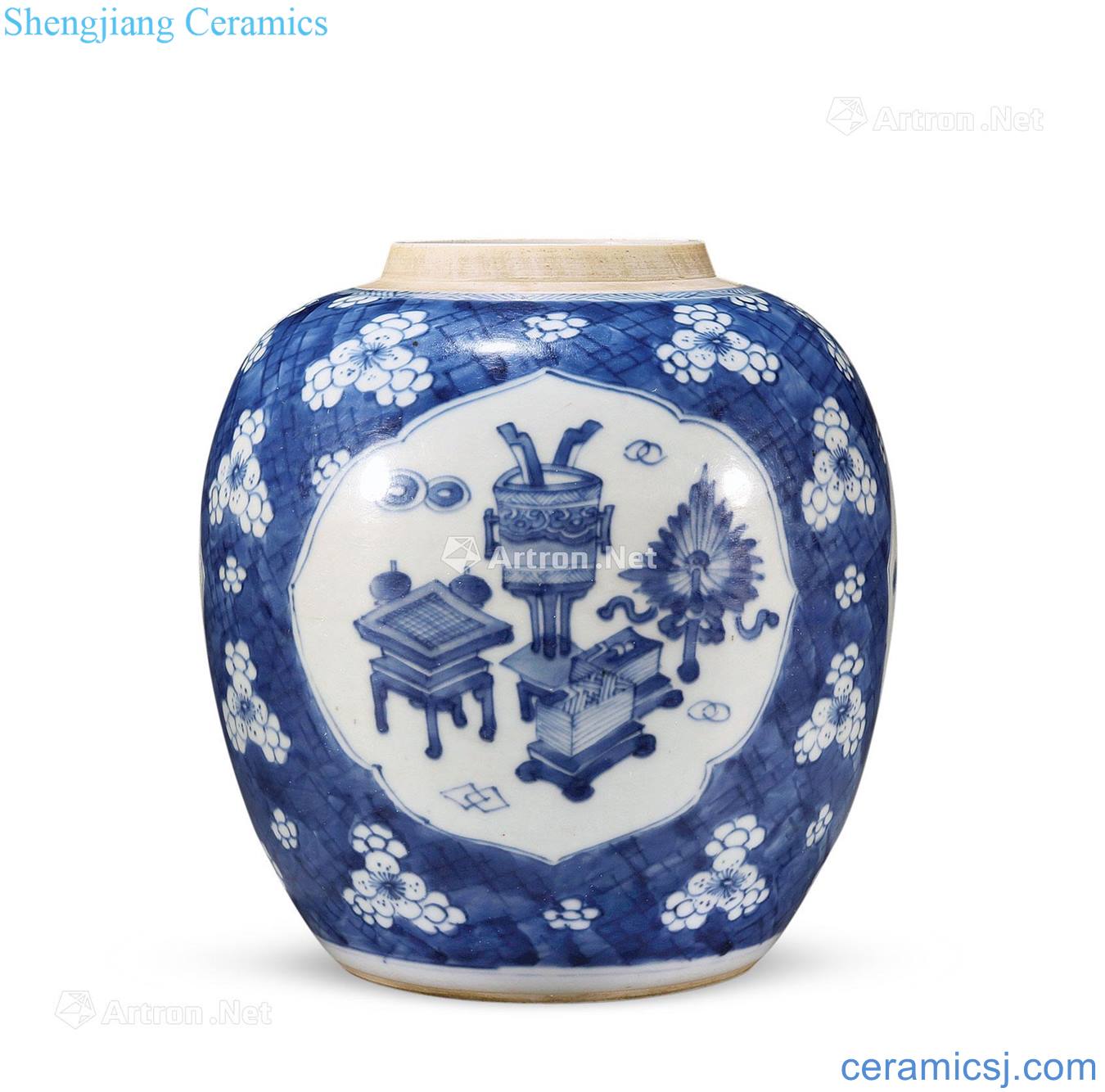 The qing emperor kangxi Antique canister