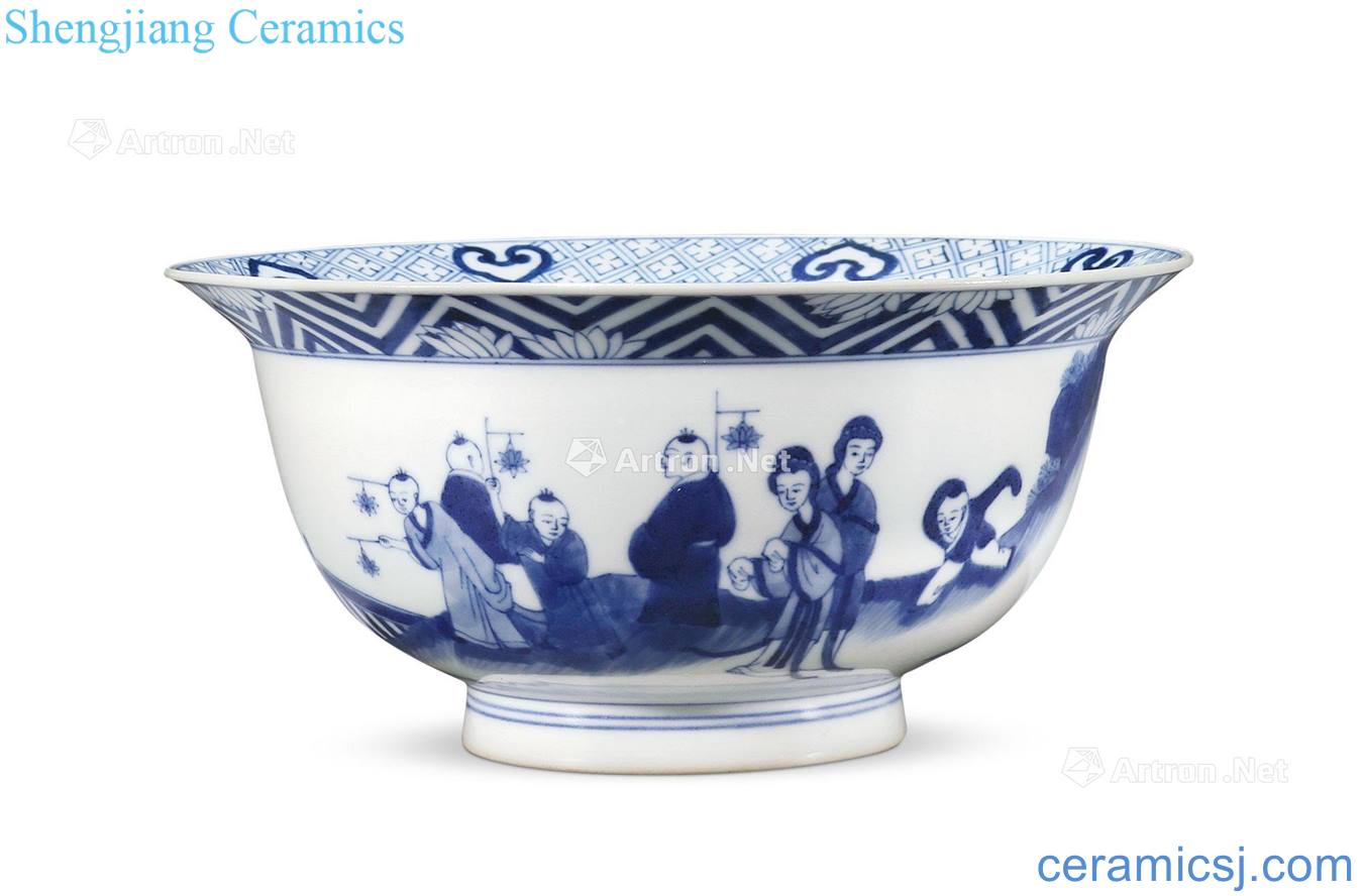 The qing emperor kangxi porcelain YingXiWen fold along the bowl