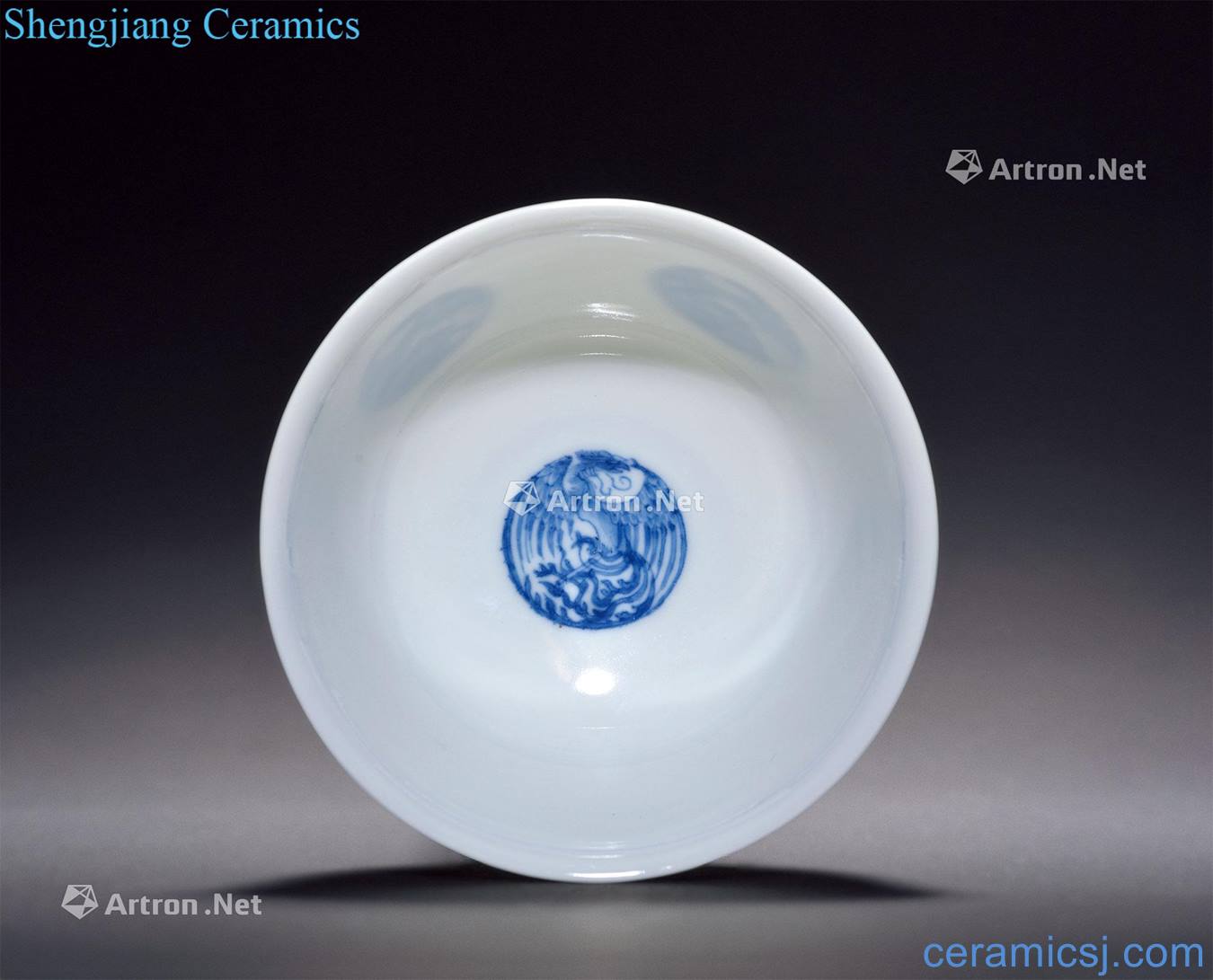 [] qing kangxi dynasty The imperial kiln porcelain ball grain cup