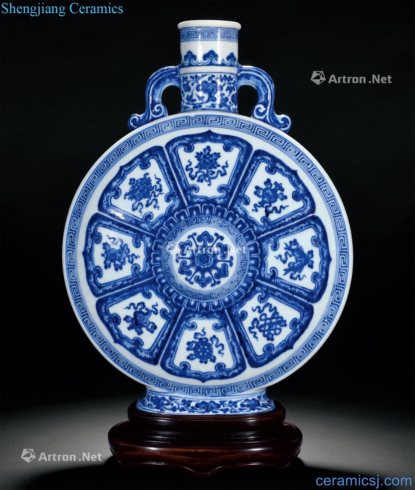 [] qing qianlong dynasty Imperial kiln porcelain sweet grain on bottles