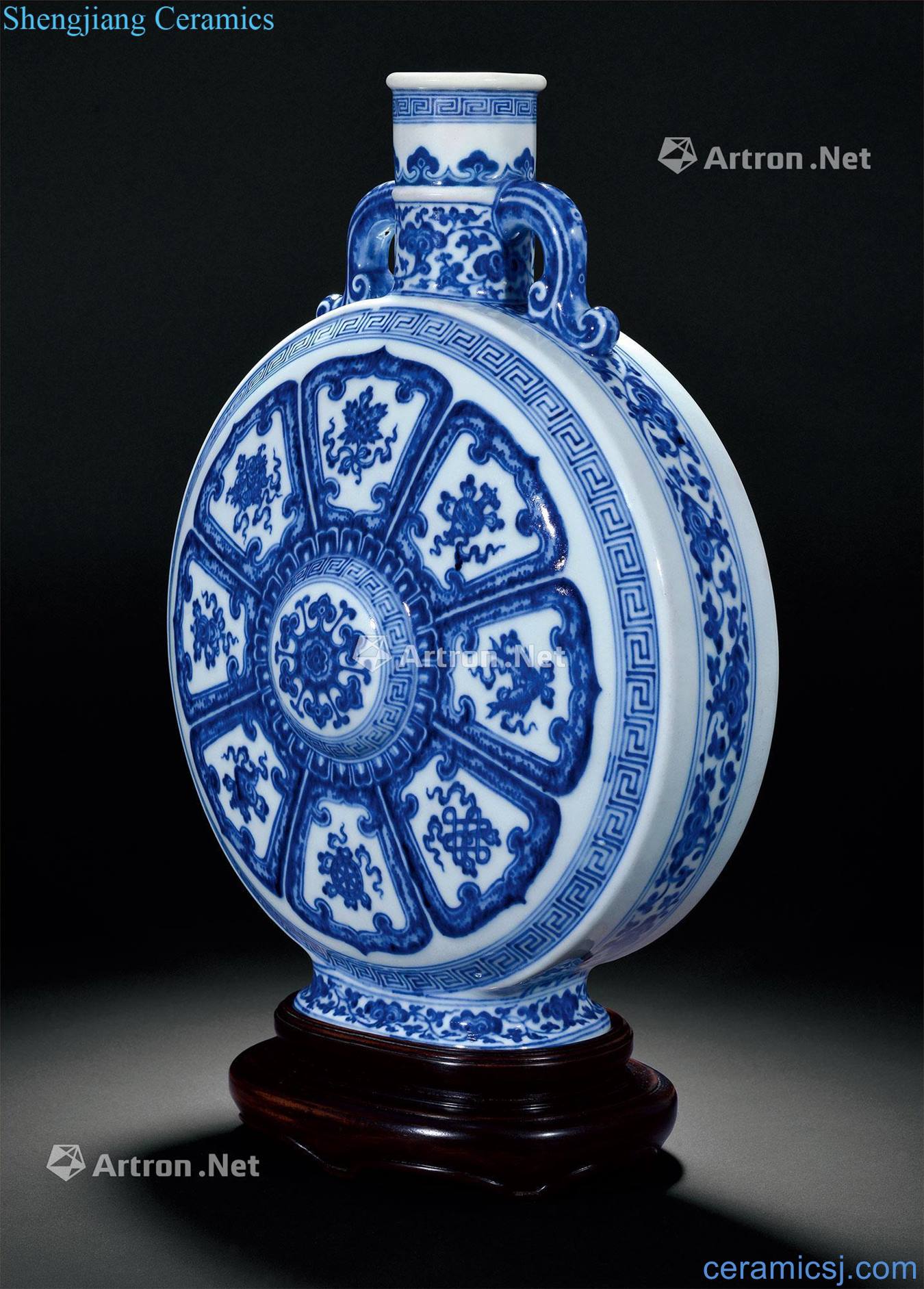 [] qing qianlong dynasty Imperial kiln porcelain sweet grain on bottles