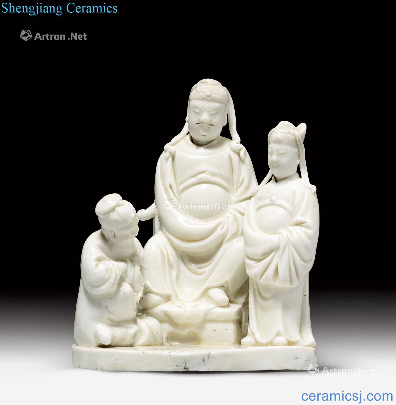 Kangxi years wenchang cheongwan white porcelain like (17th century)