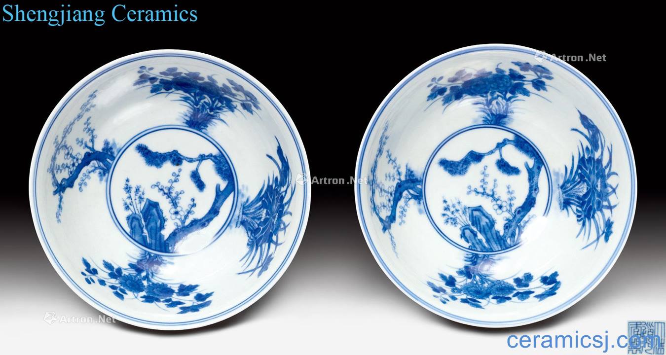 The daoguang emperor kangxi years Fine powder enamel glaze on the bowl