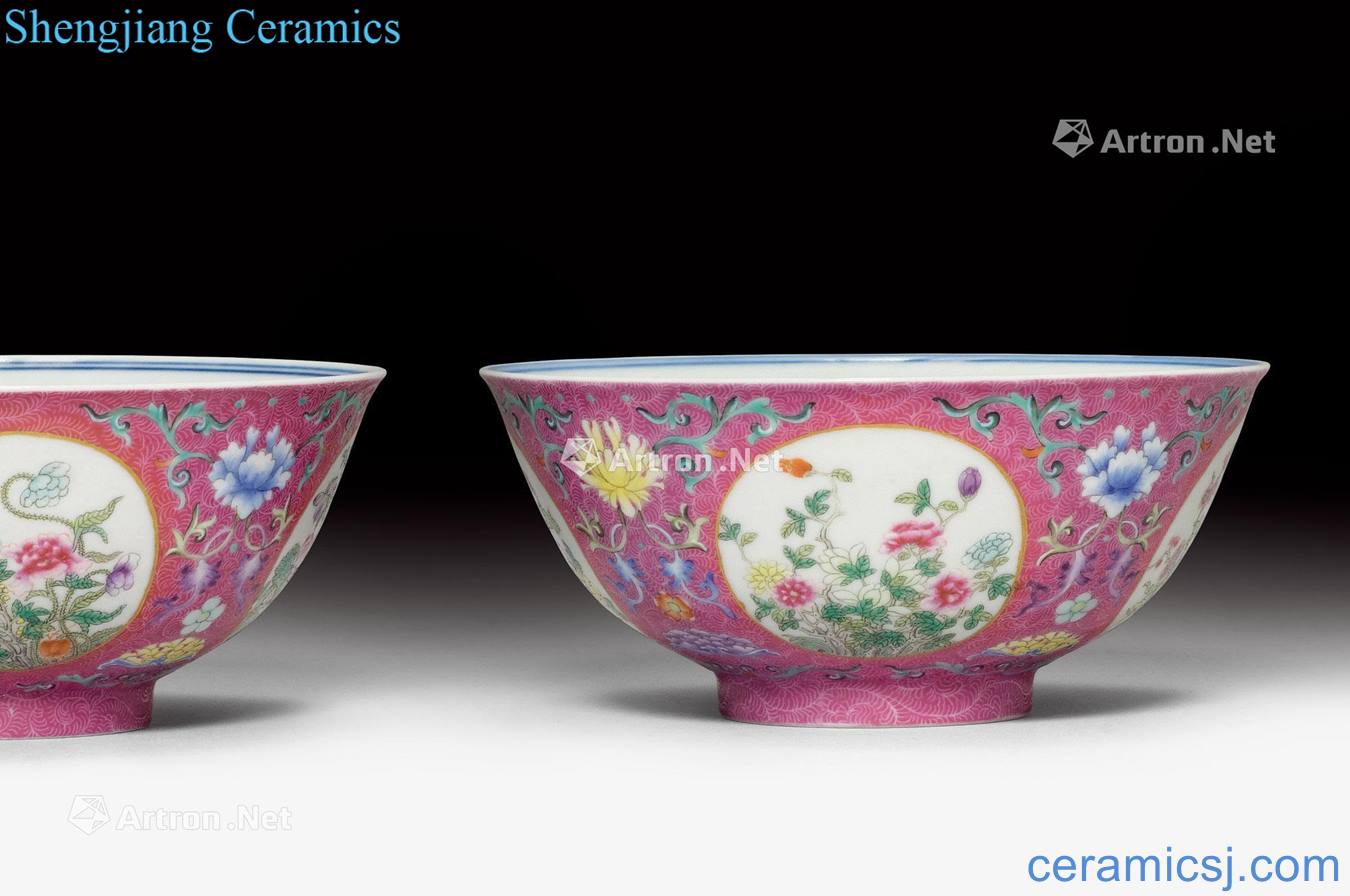 The daoguang emperor kangxi years Fine powder enamel glaze on the bowl