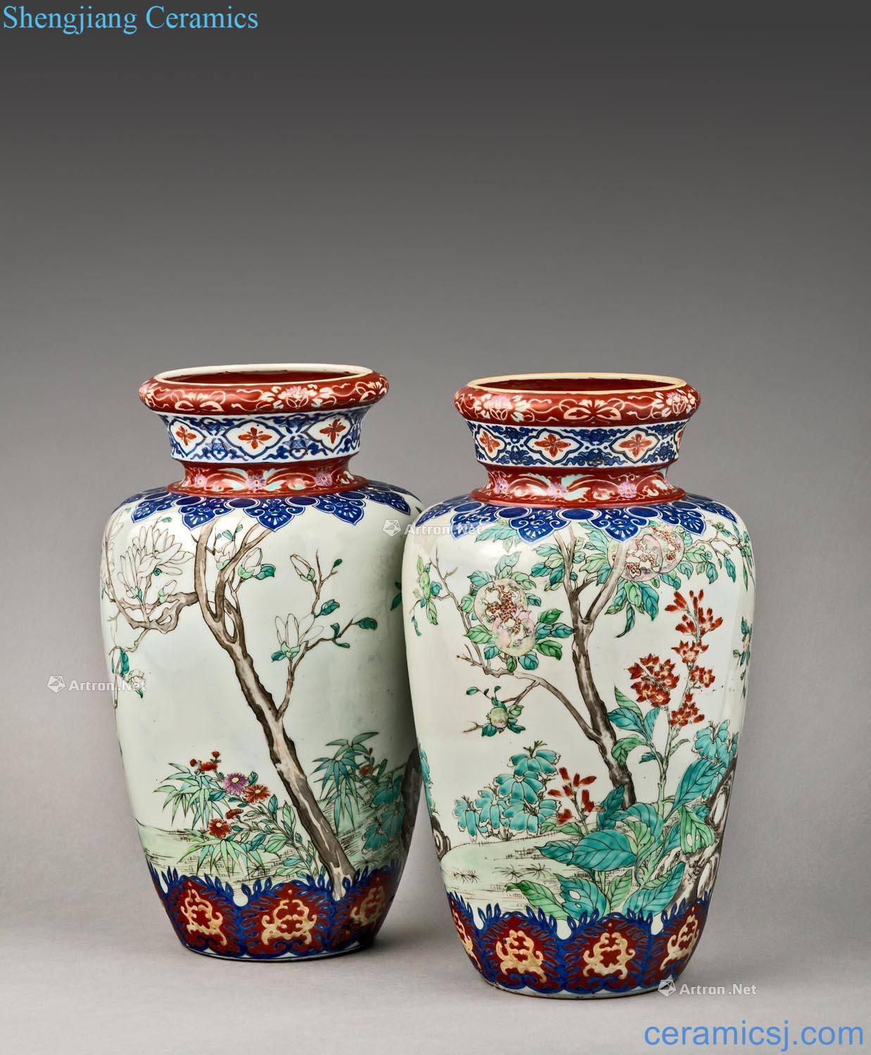 The Meiji era (1868-1912), Japan guangtai big vase (a)