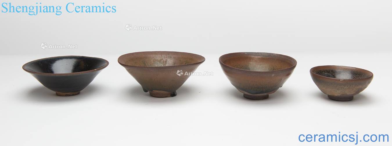 The southern song dynasty (1127-1279) to build kilns tea (four pieces)