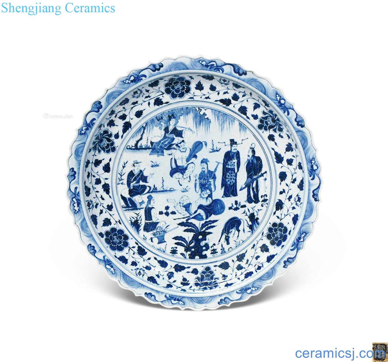 Stories of early Ming dynasty blue and white lines take the market