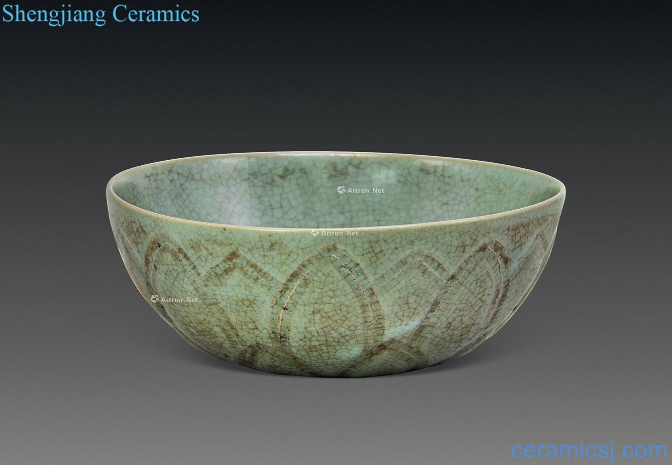 The song dynasty Your kiln lotus-shaped bowl