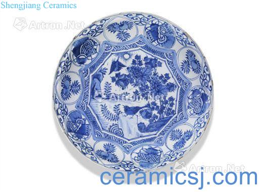 Ming wanli Blue and white natural figure