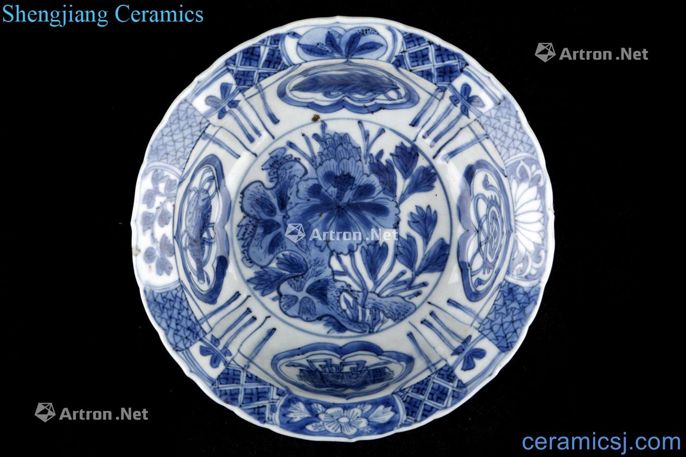 In the Ming dynasty blue and white bowl clark