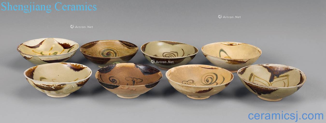 The tang dynasty Changsha kiln pattern bowl (eight)